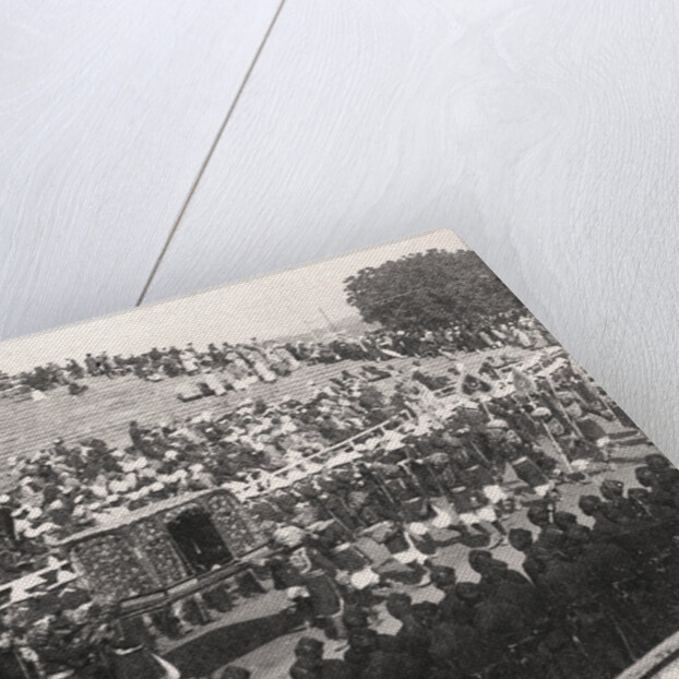 A state palanquin in a Royal procession, Delhi, India by HD Girdwood