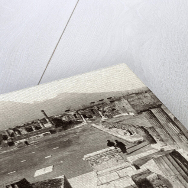 The forum of Pompeii, Italy by Anonymous