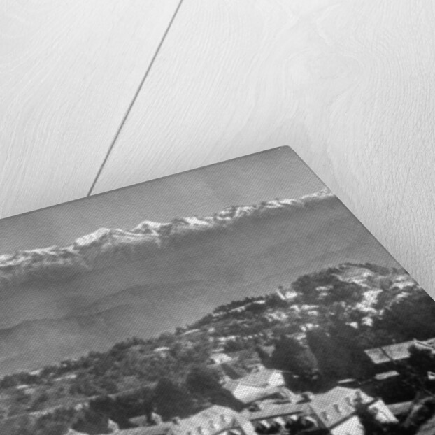 The Snow Range and Darjeeling from above St Paul's School, West Bengal, India by Anonymous