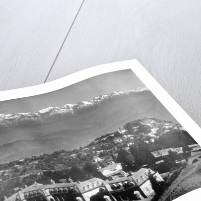 The Snow Range and Darjeeling from above St Paul's School, West Bengal, India by Anonymous