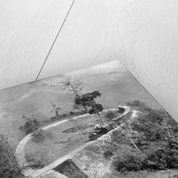 A single loop in the Darjeeling Himalayan Railway, India by Anonymous