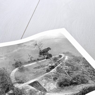 A single loop in the Darjeeling Himalayan Railway, India by Anonymous