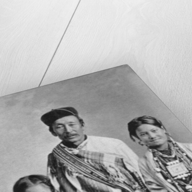 A portrait of Lepchas, West Bengal, India by Anonymous