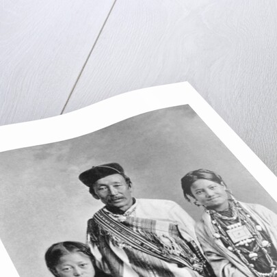 A portrait of Lepchas, West Bengal, India by Anonymous