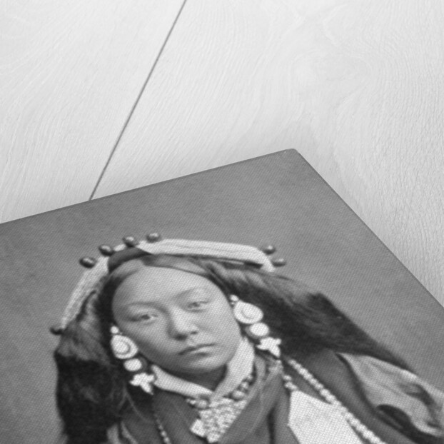 A Tibetan woman by Anonymous