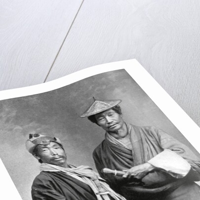 Two Sikkimese men by Anonymous
