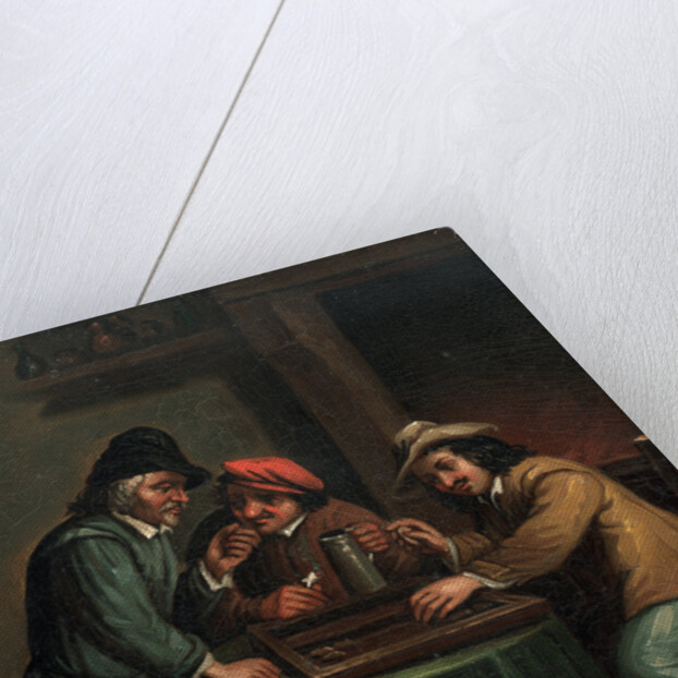 Backgammon Players by Anonymous