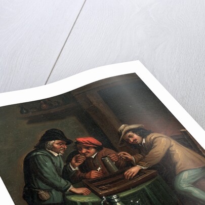 Backgammon Players by Anonymous