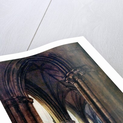 Interior of Lincoln Cathedral by FP Dickinson