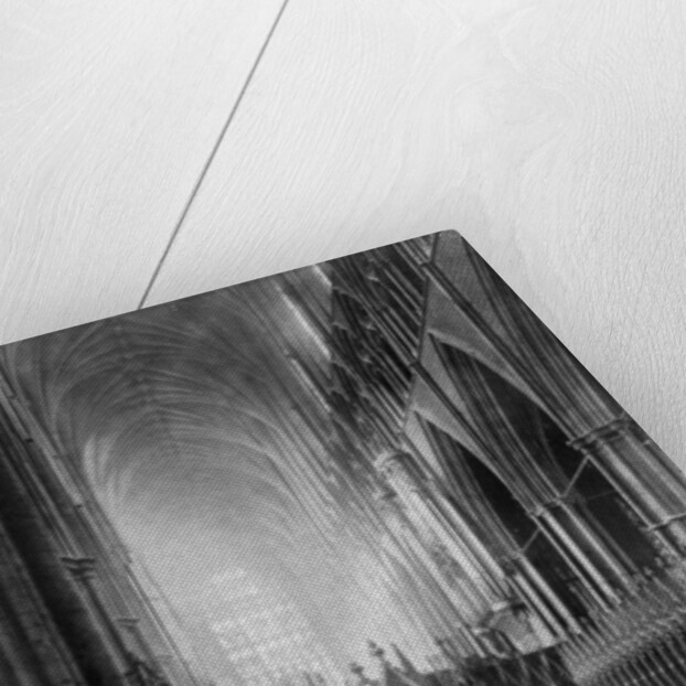 Interior of Westminster Abbey, London by WF Mansell