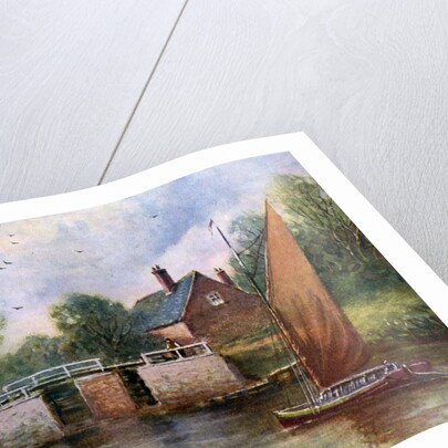 Coltishall Lock, Norfolk by John Harrap and Son