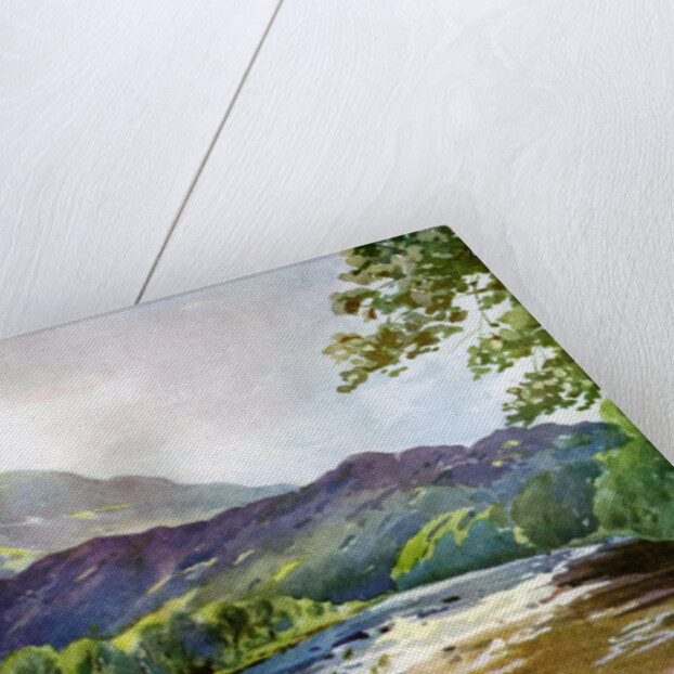 On the Teith near Callander, Perthshire by RJ Begg
