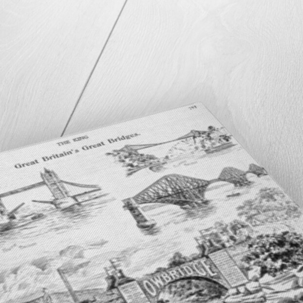 'Great Britain's Great Bridges', advert for Owbridge Lung Tonic by Anonymous