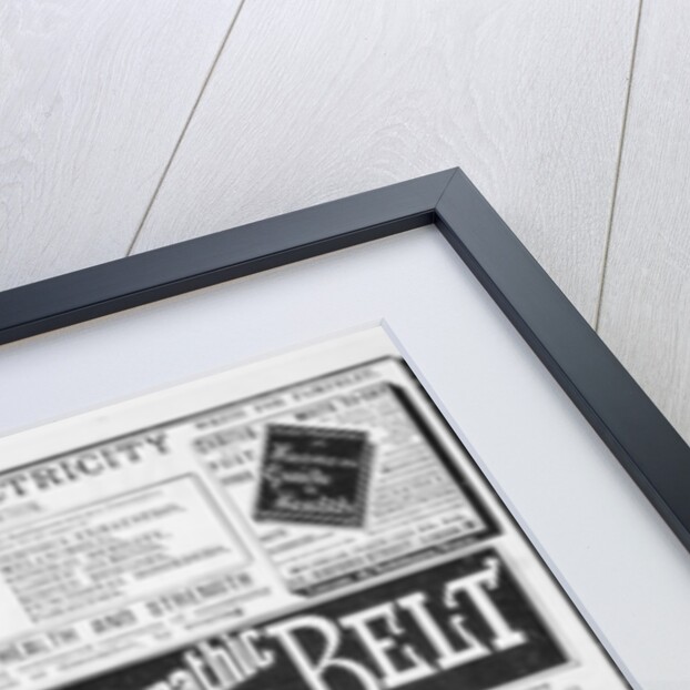 Harness Electropathic Battery Belt advert by Anonymous