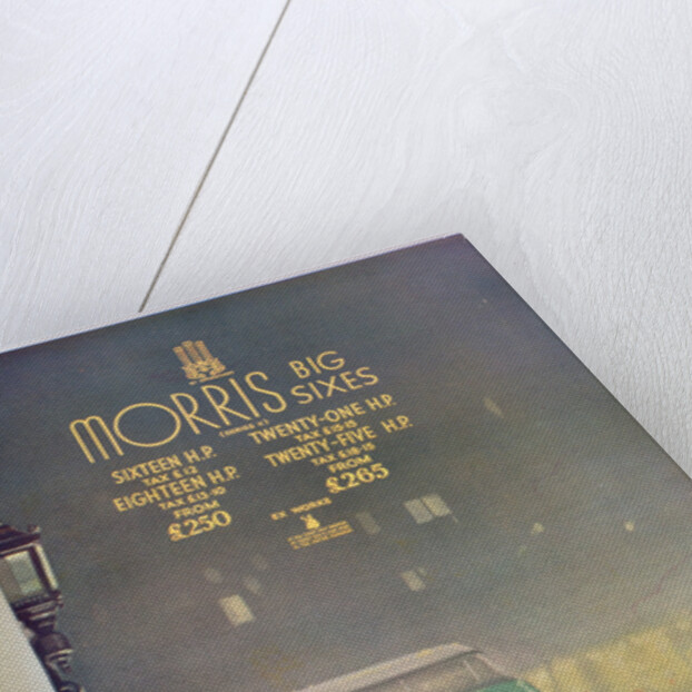 Advert for the Morris Big Six motor car by Anonymous