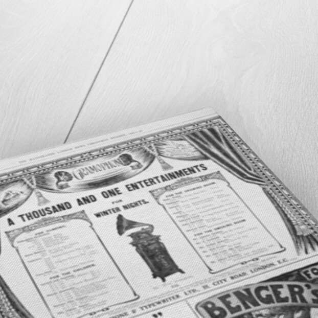 An advertising page in the Illustrated London News, Christmas by Anonymous