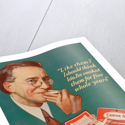 Advert for Craven 'A' cigarettes by Anonymous