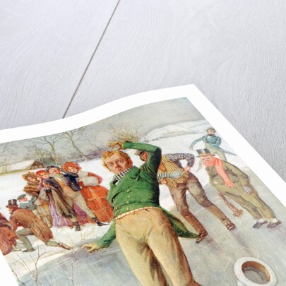 Mr Winkle on the Ice by Frank Reynolds