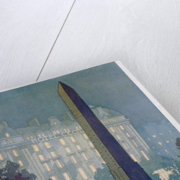 'Two Monuments of London', advert for the Hotel Cecil by W Welsh