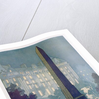 'Two Monuments of London', advert for the Hotel Cecil by W Welsh