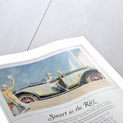 Advert for the Overland Whippet Collegiate Roadster car by Anonymous
