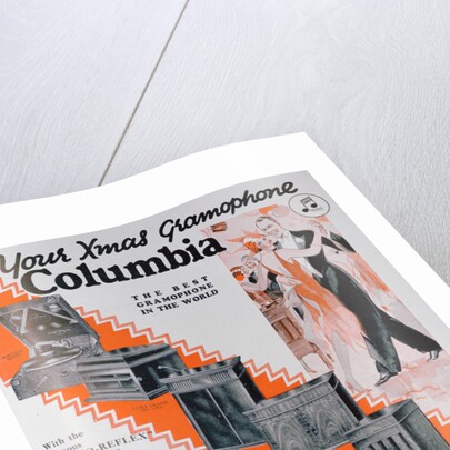 Christmas advert for Columbia Gramophones by Anonymous