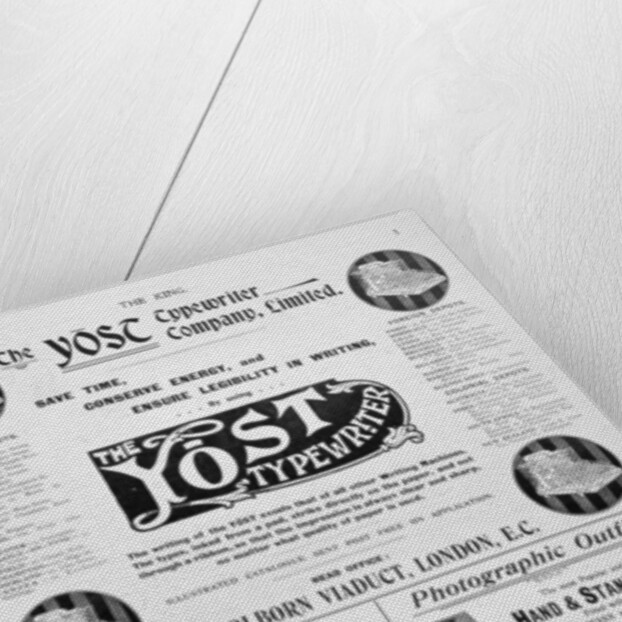 Advertising page from the King magazine by Anonymous