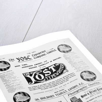 Advertising page from the King magazine by Anonymous