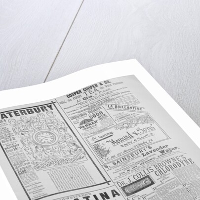 Advertising page from the Yuletide, Christmas annual by Anonymous