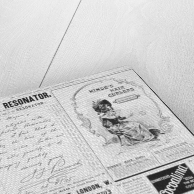 An advertising page in the Illustrated London News, Christmas number by Anonymous