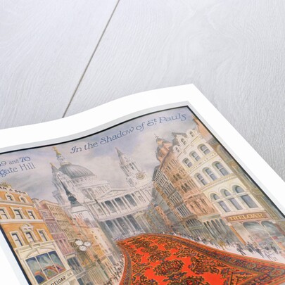 Advert for Treloar carpets by Anonymous