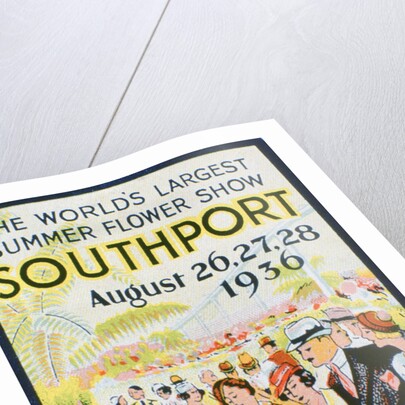 Advert for the Southport Flower Show, Lancashire by Anonymous