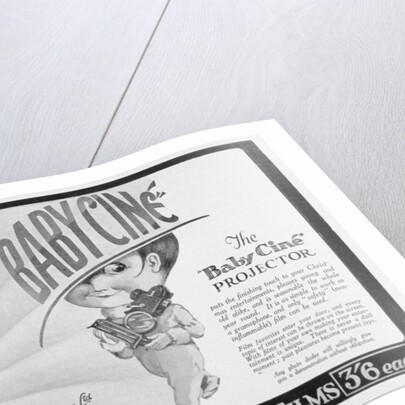 Advert for the Pathe 'Babycine' film projector by Anonymous