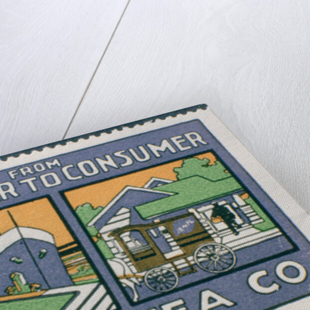 Label advertising the Jewel Tea Co of Chicago by Anonymous