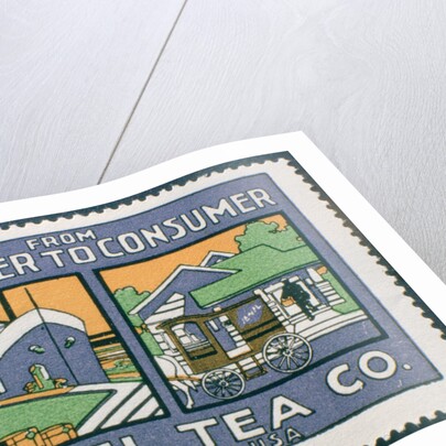 Label advertising the Jewel Tea Co of Chicago by Anonymous