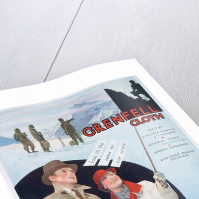 Advert for Grenfell cloth and raincoats by Anonymous