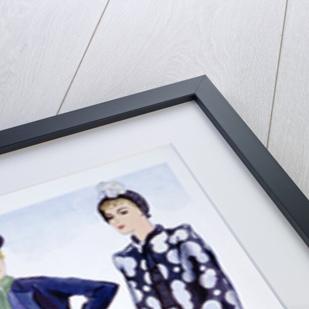 Fashion illustration by Anonymous