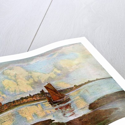 Maldon, from Heybridge, Essex by Louis Burleigh Bruhl