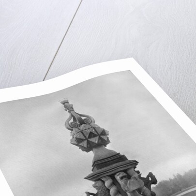 The sundial, Glamis Castle by Valentine & Sons