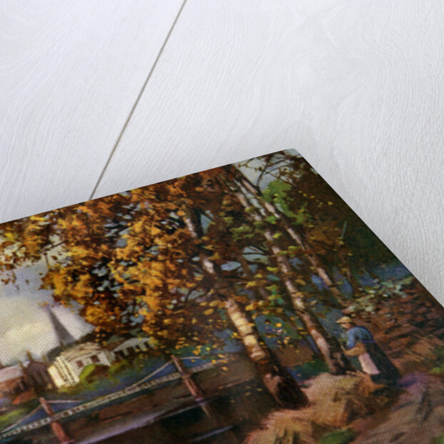 Hereford Cathedral, from the river walk, Herefordshire by Louis Burleigh Bruhl