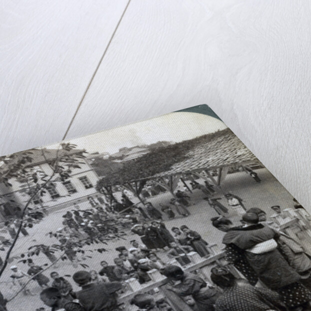 Schoolhouse and grounds, Yokohama, Japan by Underwood & Underwood