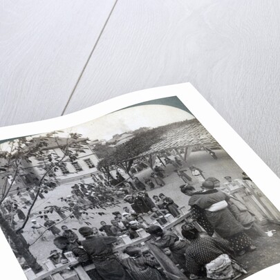 Schoolhouse and grounds, Yokohama, Japan by Underwood & Underwood