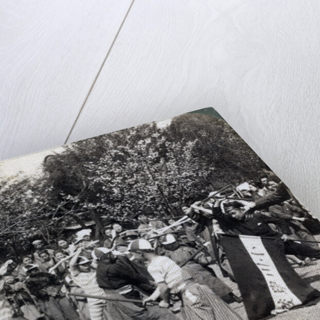 The warlike spirit of the Japanese youth, Tokyo, Japan by Underwood & Underwood