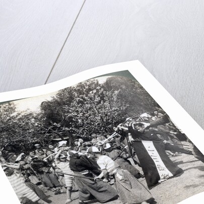 The warlike spirit of the Japanese youth, Tokyo, Japan by Underwood & Underwood