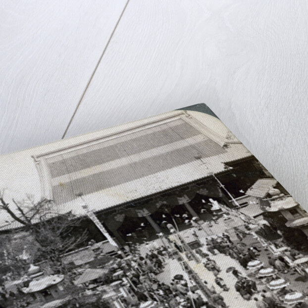 South front of Asakusa Temple, Tokyo, Japan by Underwood & Underwood