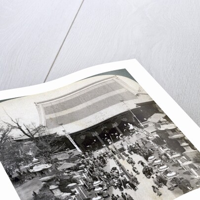 South front of Asakusa Temple, Tokyo, Japan by Underwood & Underwood
