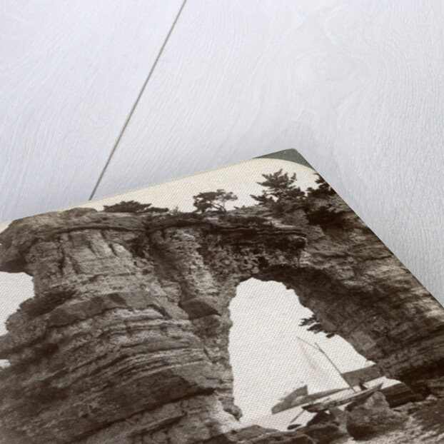 Rock arch in Matsushima Bay, south-east Japan by Underwood & Underwood