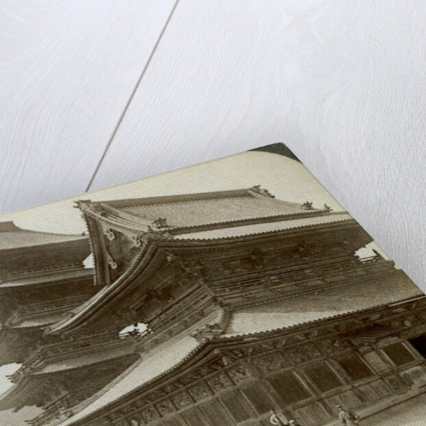 Stately splendour of the Shitenno-ji Temple, Osaka, Japan by Underwood & Underwood