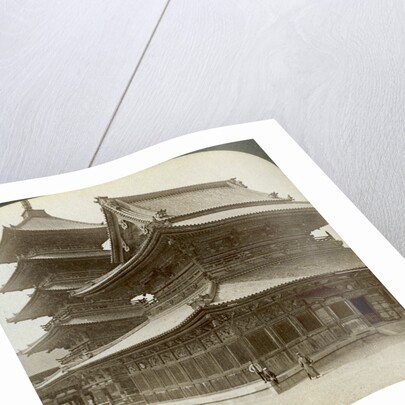 Stately splendour of the Shitenno-ji Temple, Osaka, Japan by Underwood & Underwood