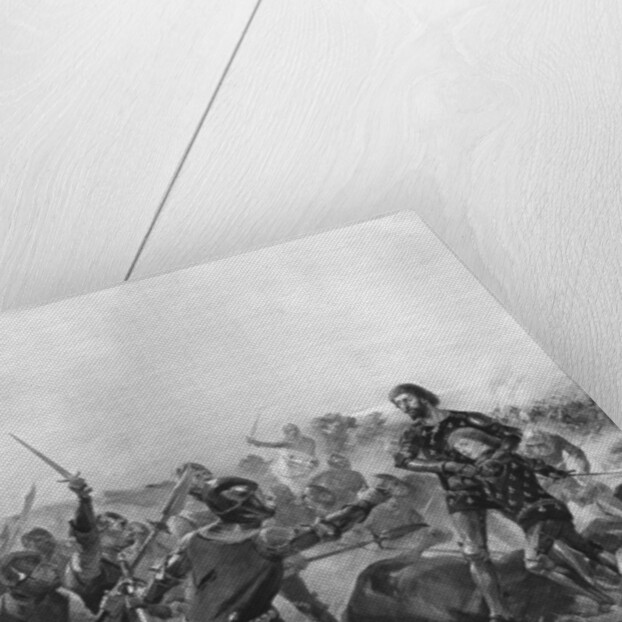 Battle of Poitiers, France by Anonymous